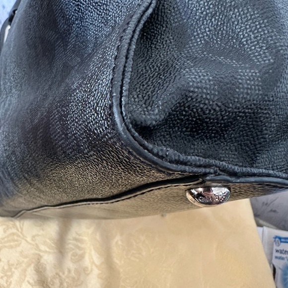 Michael Kors Black Leather Satchel - Picture 11 of 16